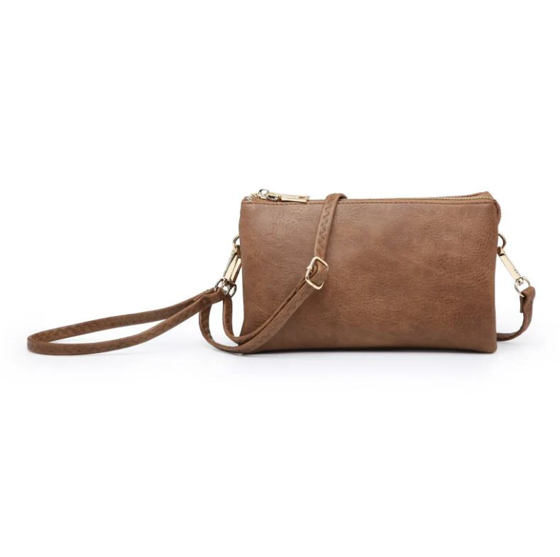 Jen & Co - Christine Wristlet/Crossbody, Chestnut