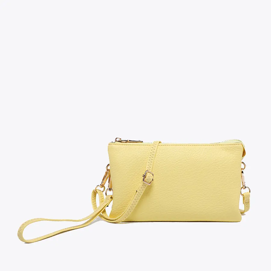 Jen & Co - Christine Wristlet/Crossbody, Pastel Yellow
