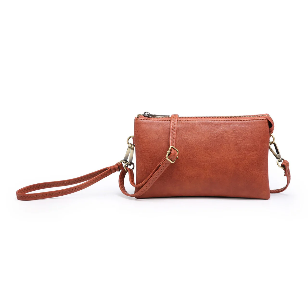 Jen & Co - Christine Wristlet/Crossbody, Rust