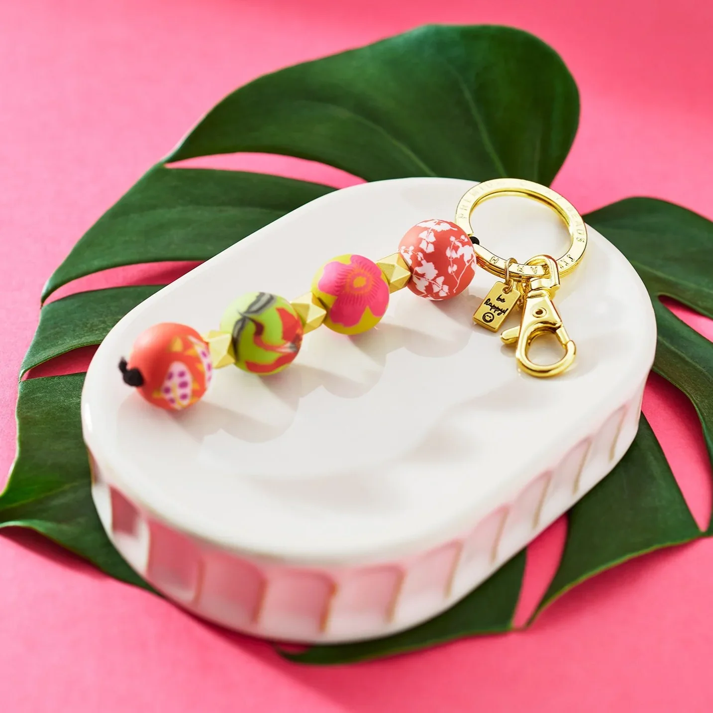 Jilzarah - Canary Gold Four-Ball Keychain