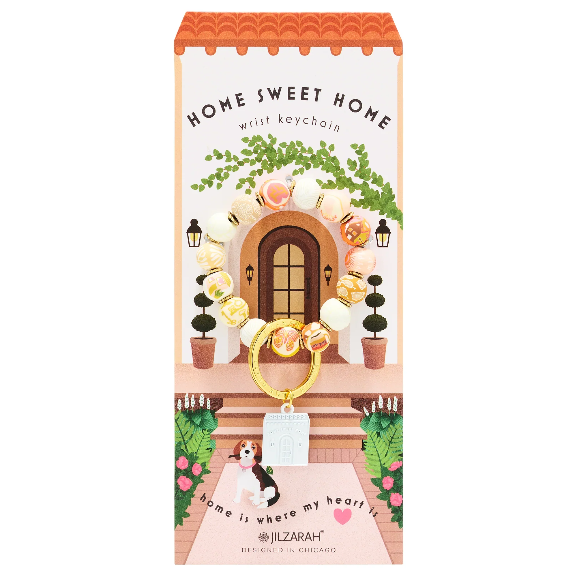 Jilzarah - Comfort Home Sweet Home Wristlet Keychain - Image 2