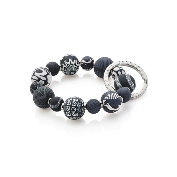 Jilzarah - Noir Small Bead Keychain - Image 2