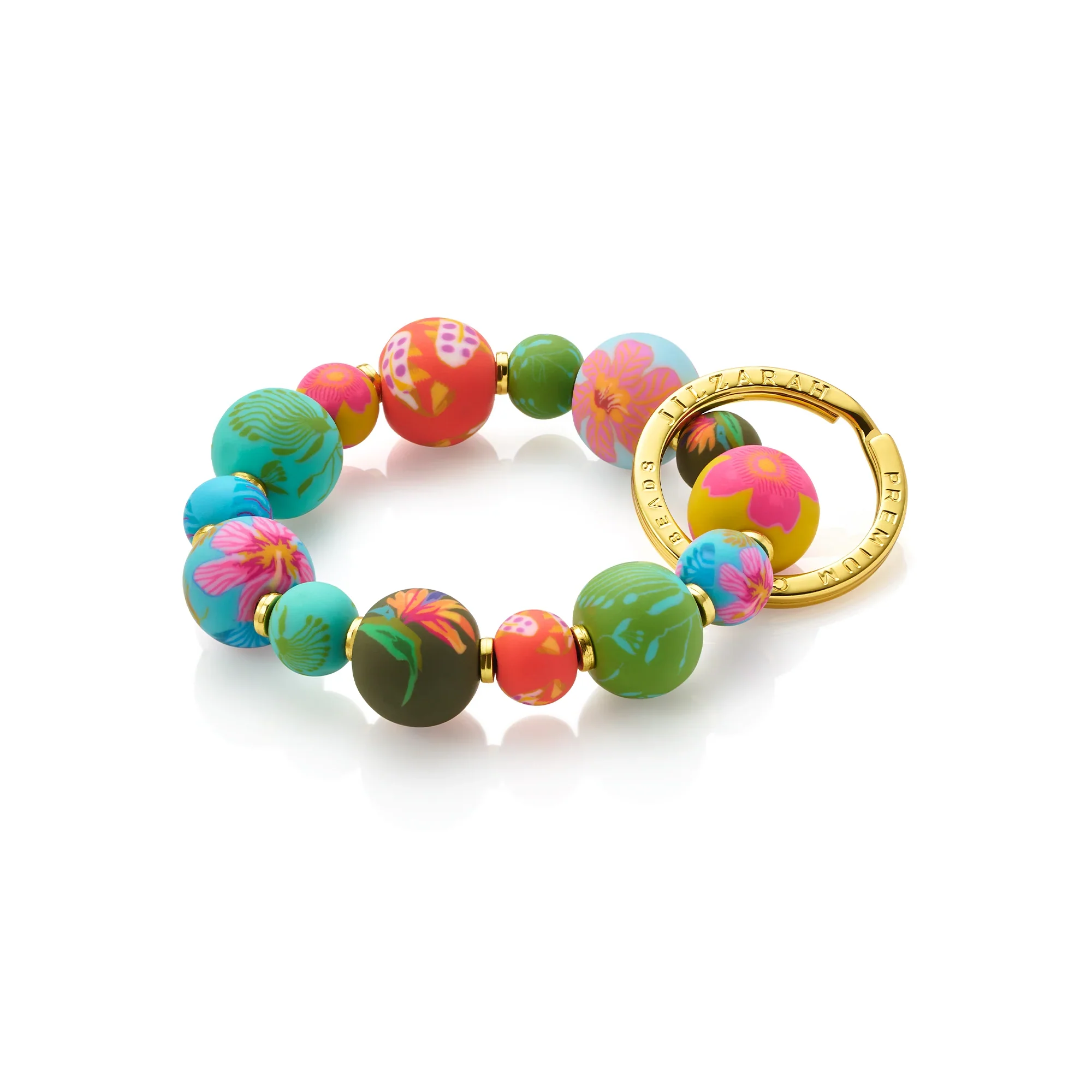 Jilzarah - Paradise Island Small Bead Wristlet Keychain - Image 2