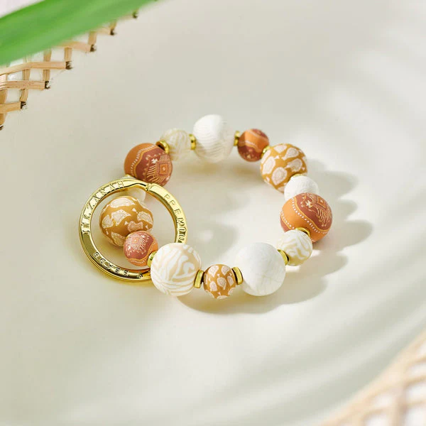 Jilzarah - Sahara Small Bead Keychain