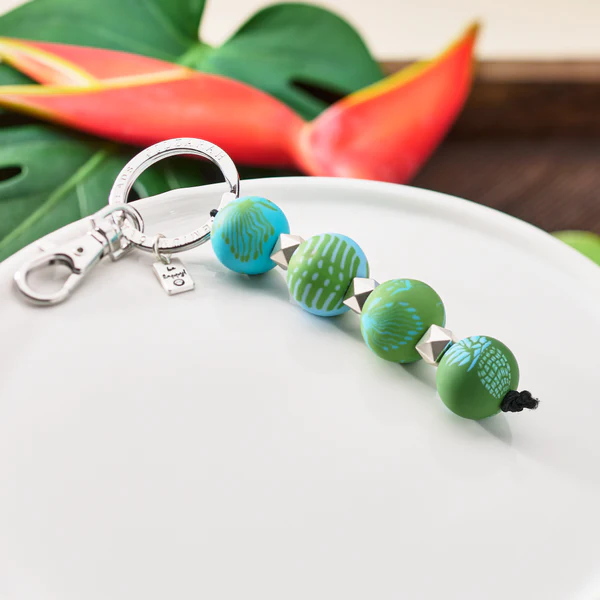 Jilzarah - Tropical Green Four-Ball Keychain