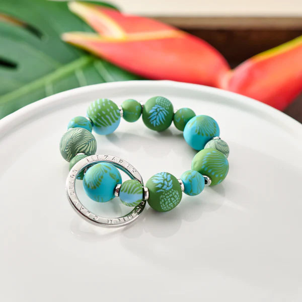 Jilzarah - Tropical Green Small Bead Keychain