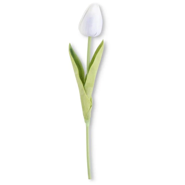 K & K Interiors - White Real Touch Tulips - Image 2