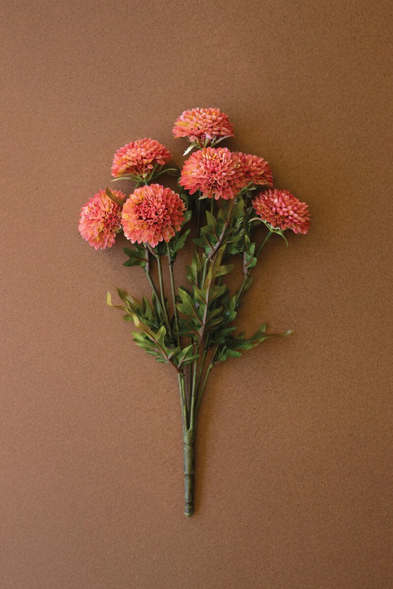 Kalalou - Bundle of Zinnias, Bright Pink