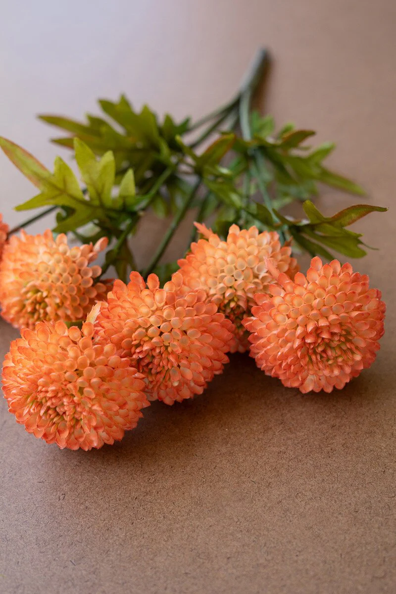 Kalalou - Bundle of Zinnias, Orange - Image 2