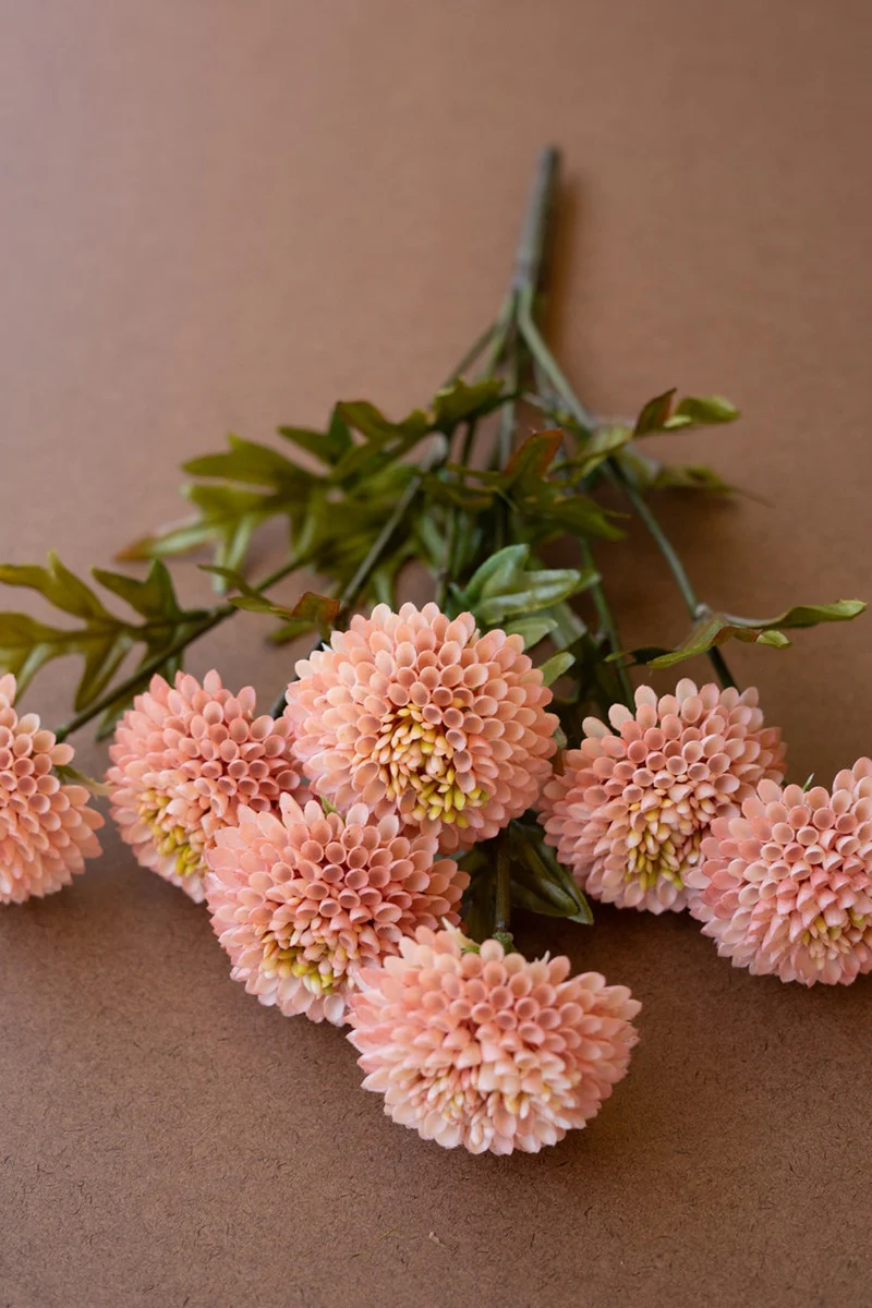 Kalalou - Bundle of Zinnias, Pale Pink - Image 2