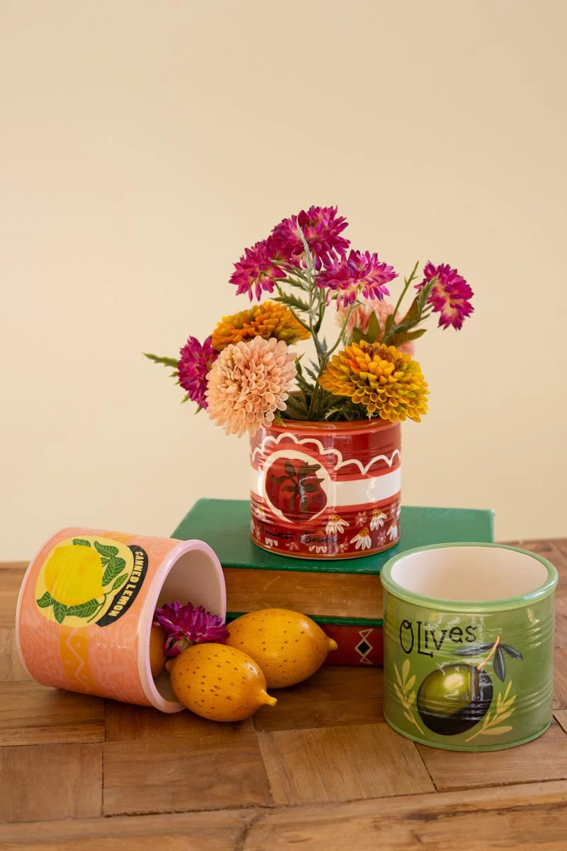 Kalalou - Ceramic Canned Goods Planter - Image 4