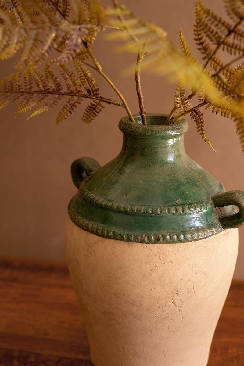 Kalalou - Green & Terracotta Urn - Image 2