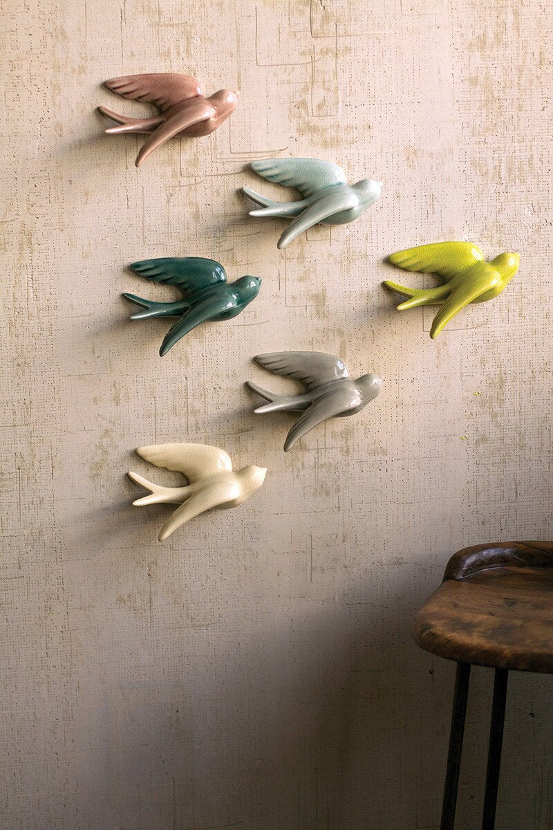 Kalalou - Hanging Ceramic Bird