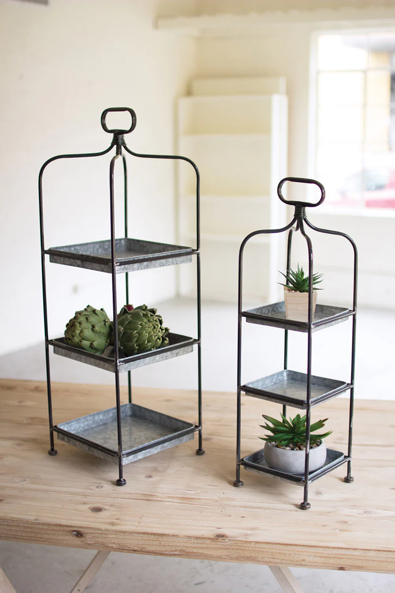 Kalalou - Metal Stand with Trays