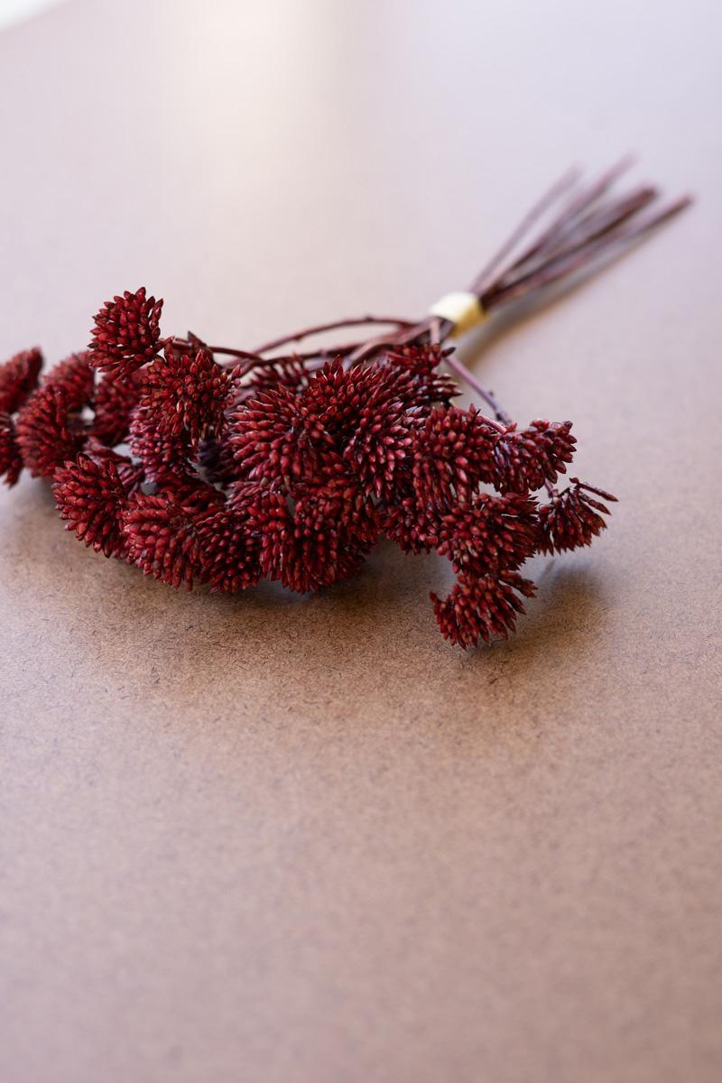 Kalalou - Petite Bundle of Burgundy Flowers - Image 2