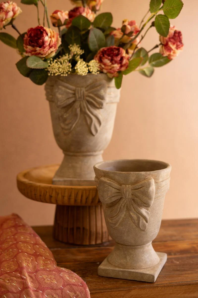 Kalalou - Urn with Bow Detail - Image 3