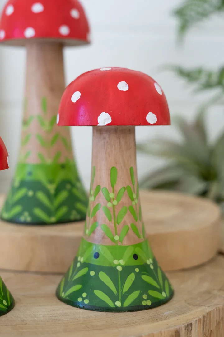 Kalalou - Wooden Mushroom - Image 3