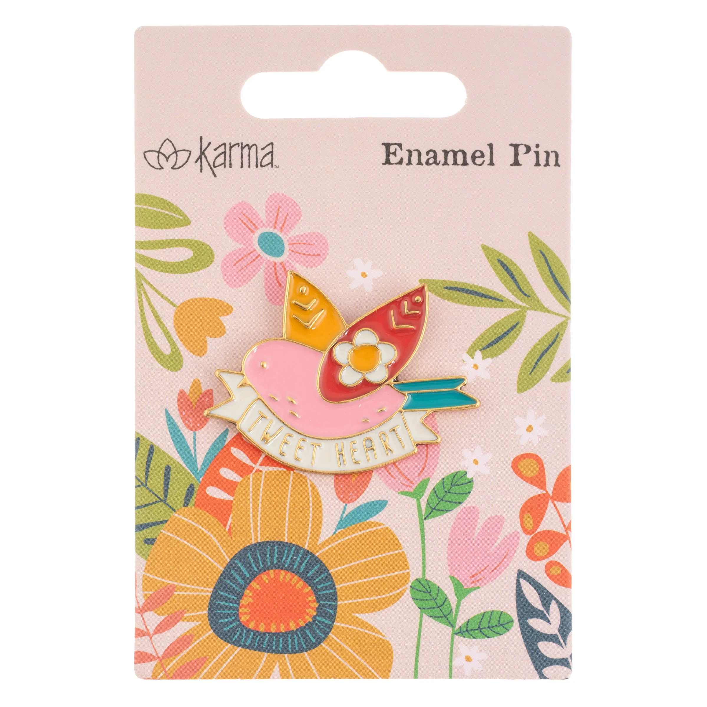 Karma - Enamel Pin, Bird