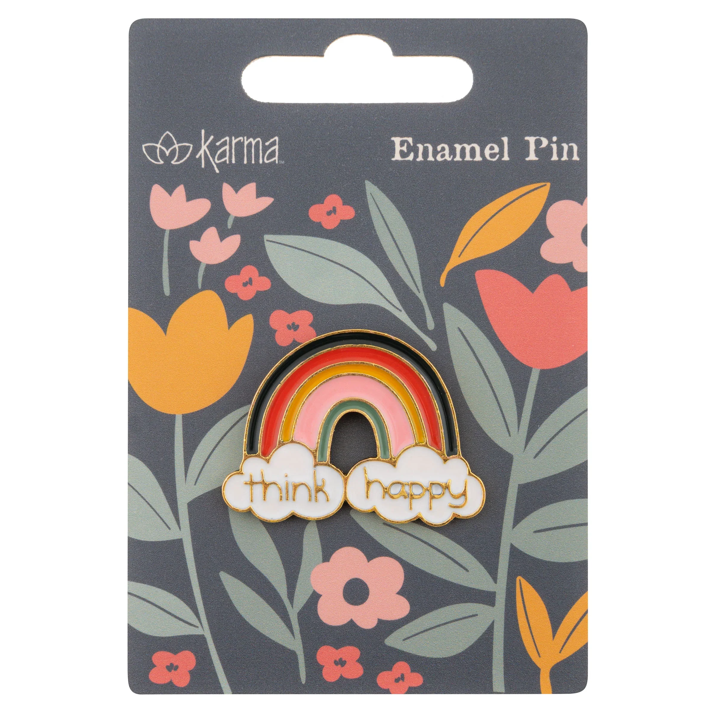 Karma - Enamel Pin, Rainbow