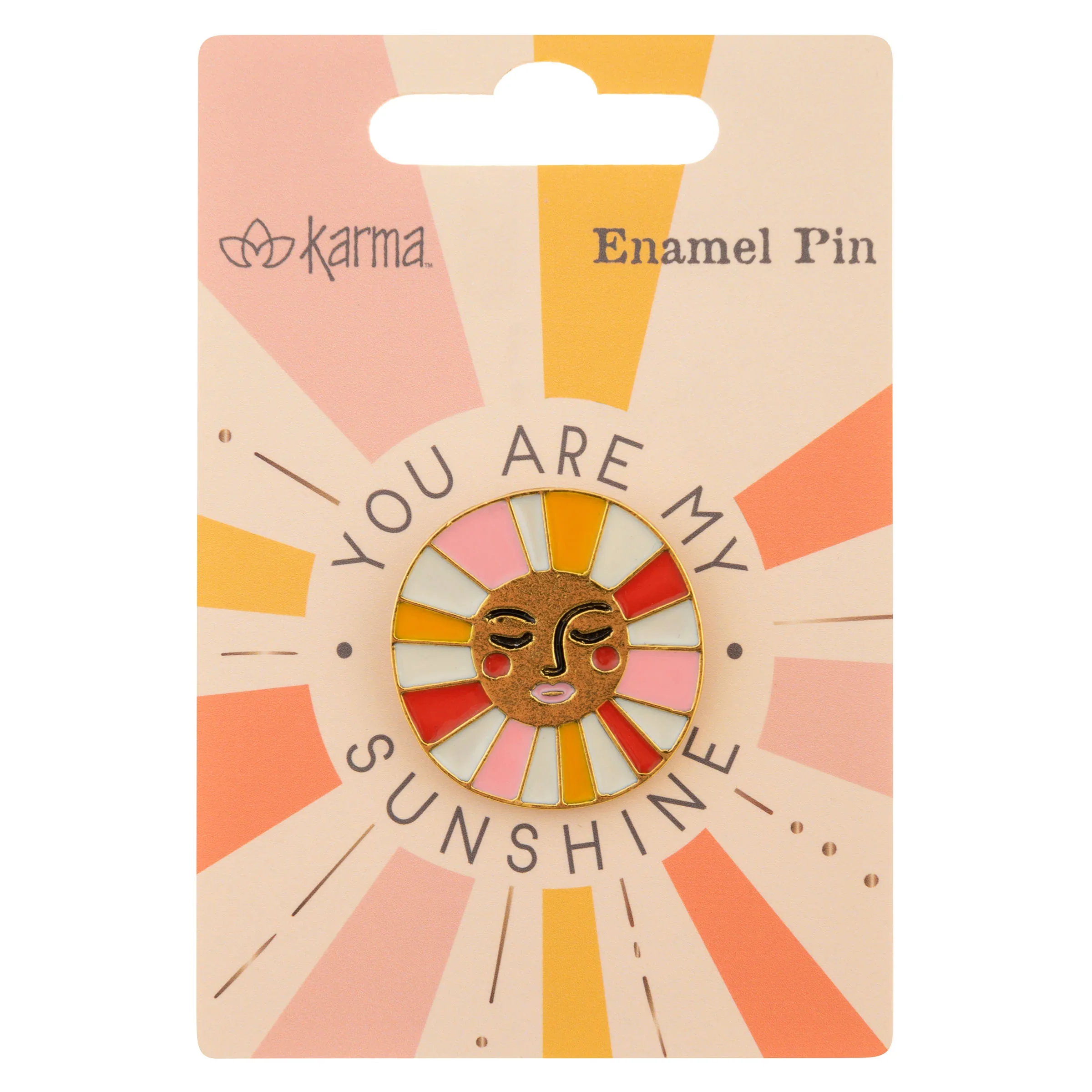 Karma - Enamel Pin, Sunshine