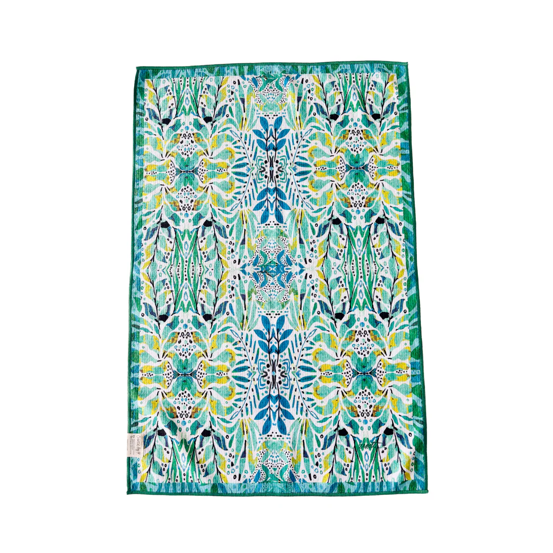 Keva - Amina Sea Glass Tea Towel - Image 2