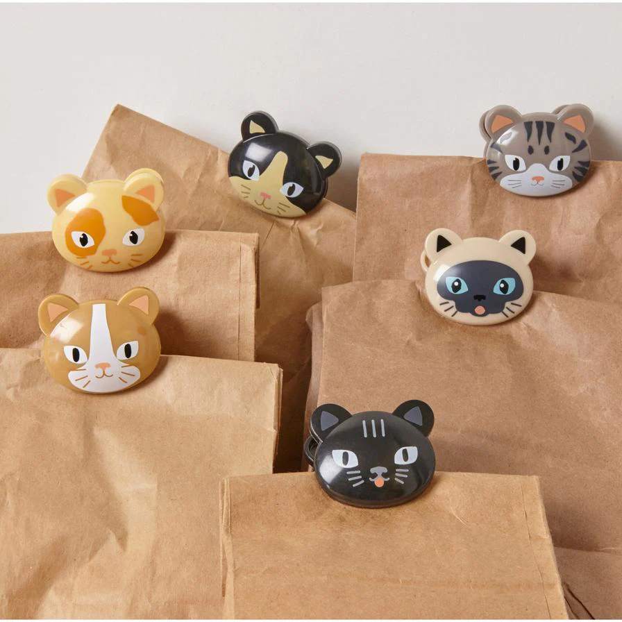 Kikkerland - Cat Bag Clips