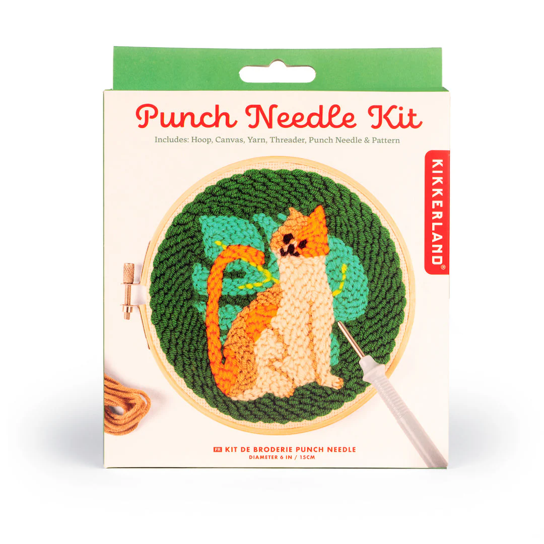 Kikkerland - Cat Punch Needle Kit - Image 3