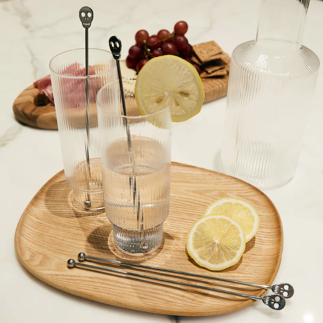 Kikkerland - Skull Cocktail Stirrers - Image 2