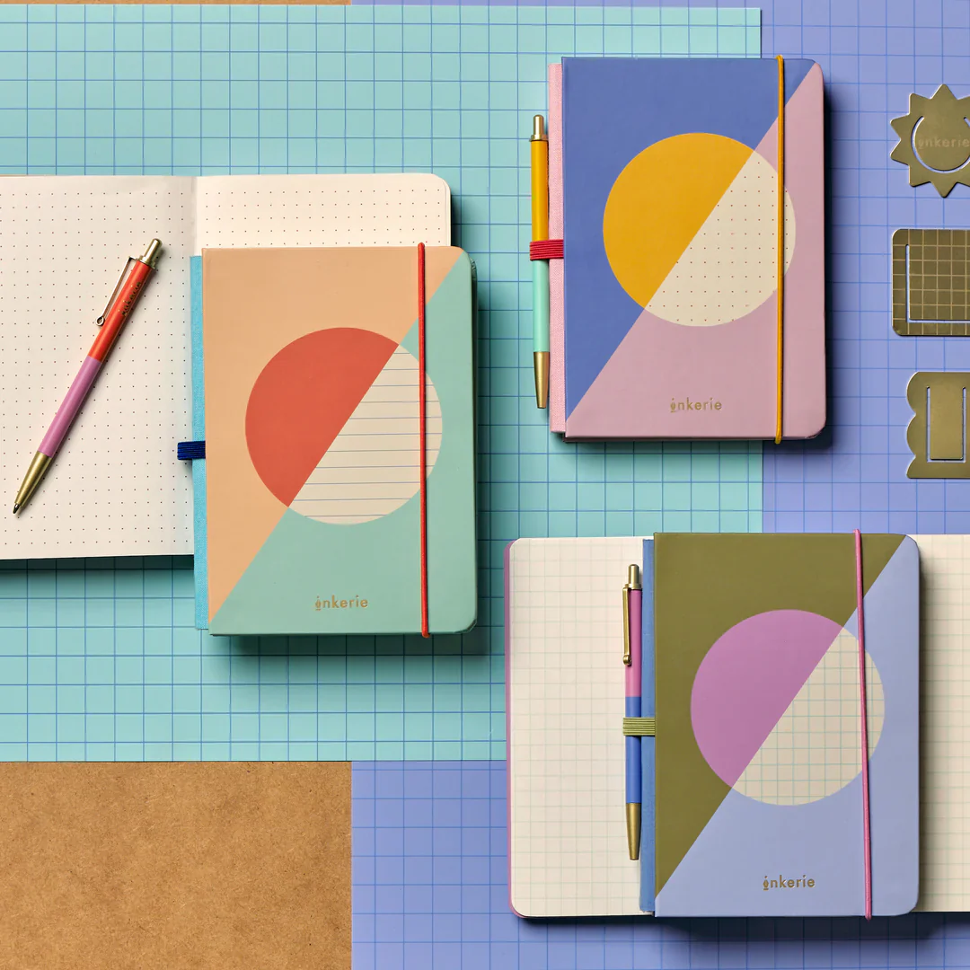 Kikkerland - Dotted Mini Notebook & Pen - Image 3