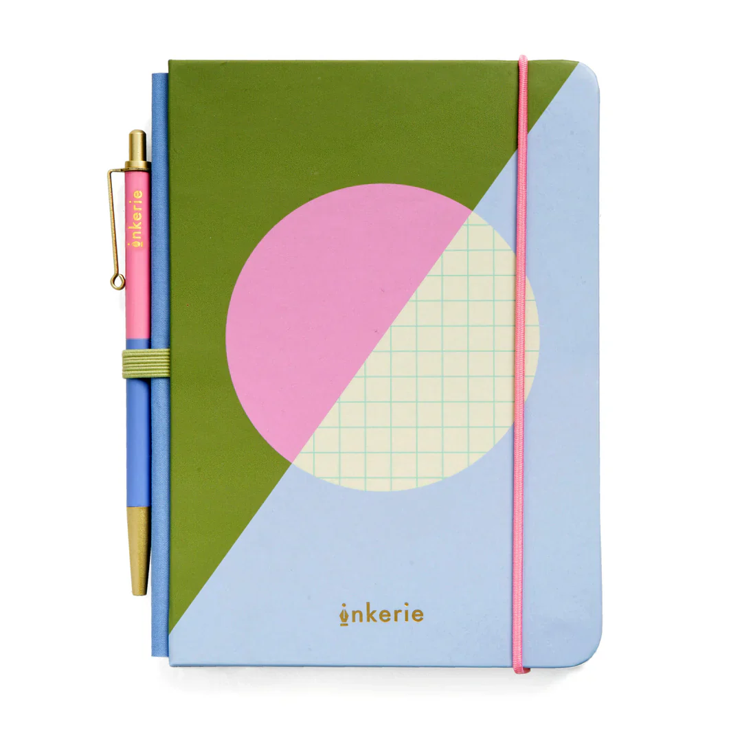 Kikkerland - Grid Mini Notebook & Pen