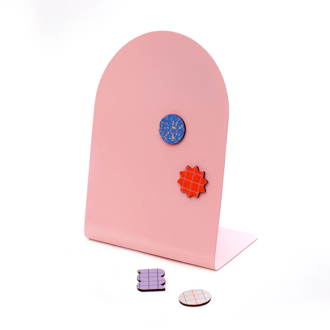 Kikkerland - Inkerie Pink Magnetic Memo Board, Pink