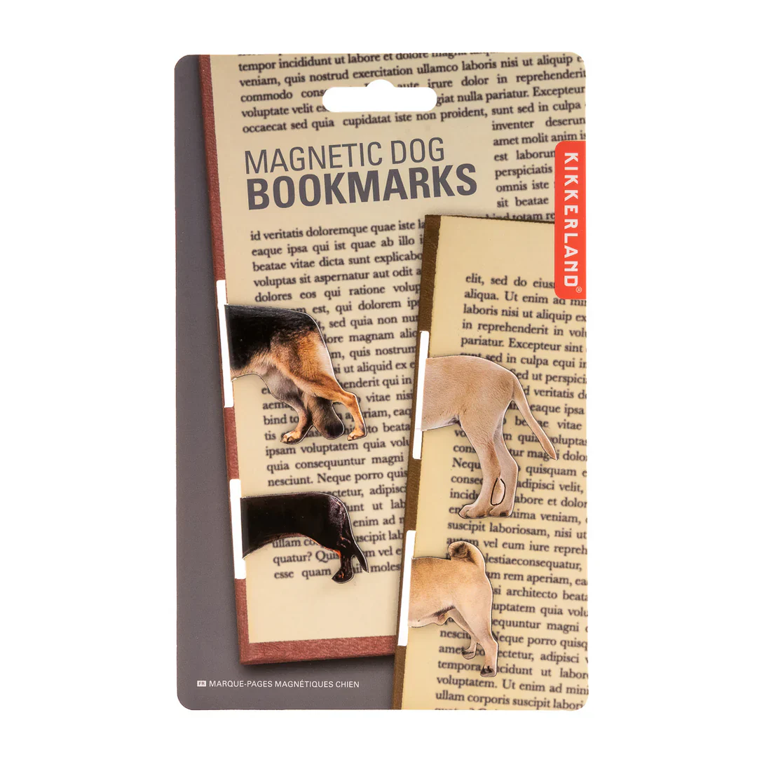 Kikkerland - Magnetic Dog Bookmarkers