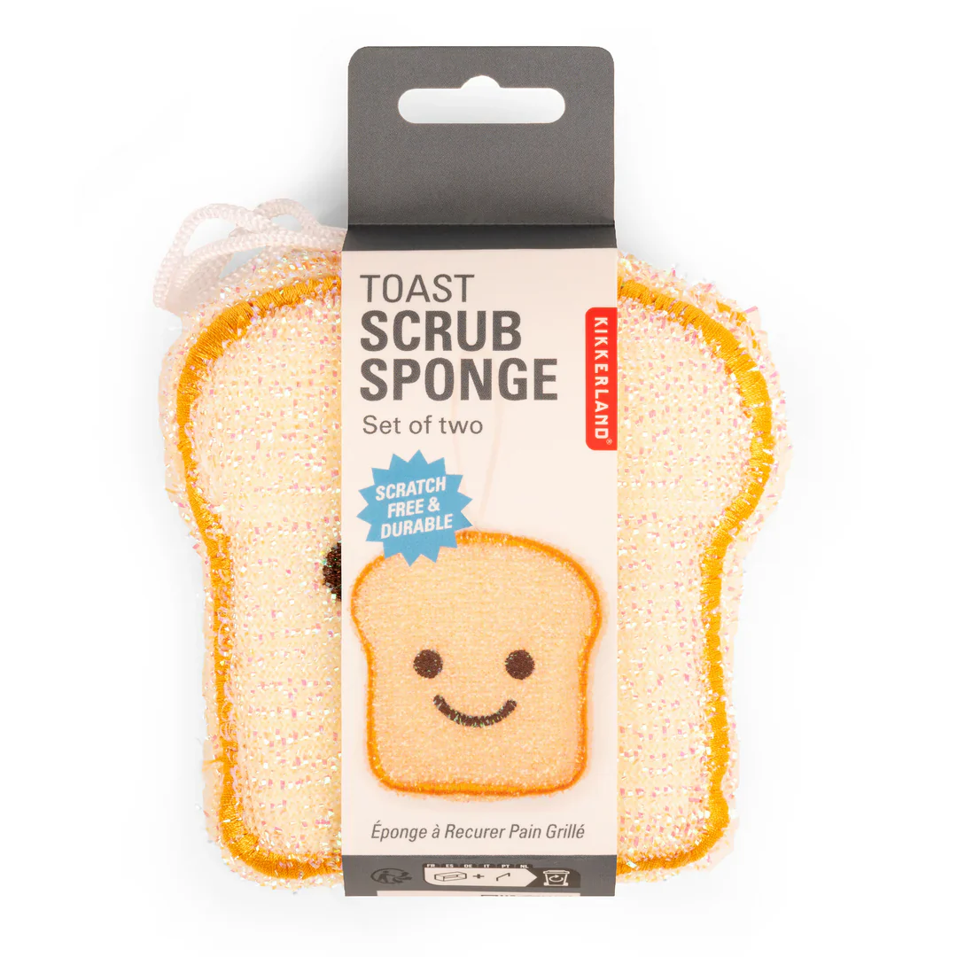 Kikkerland - Toast Scrub Sponge - Image 3