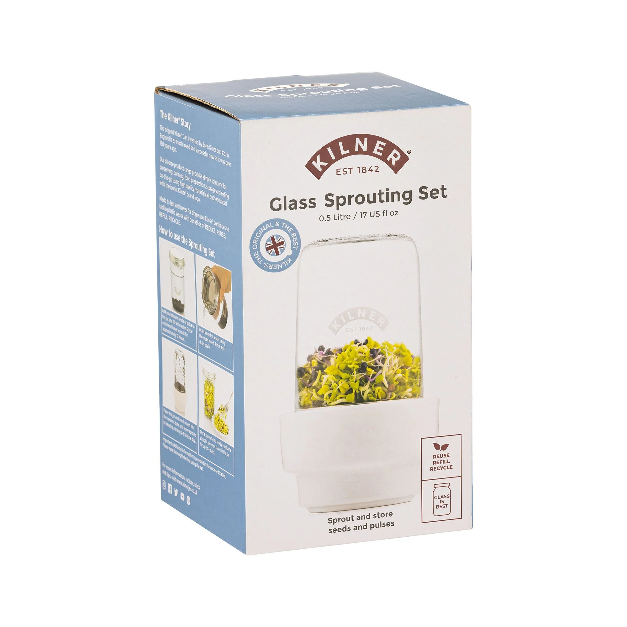 Kilner - Glass Sprouting Set - Image 5