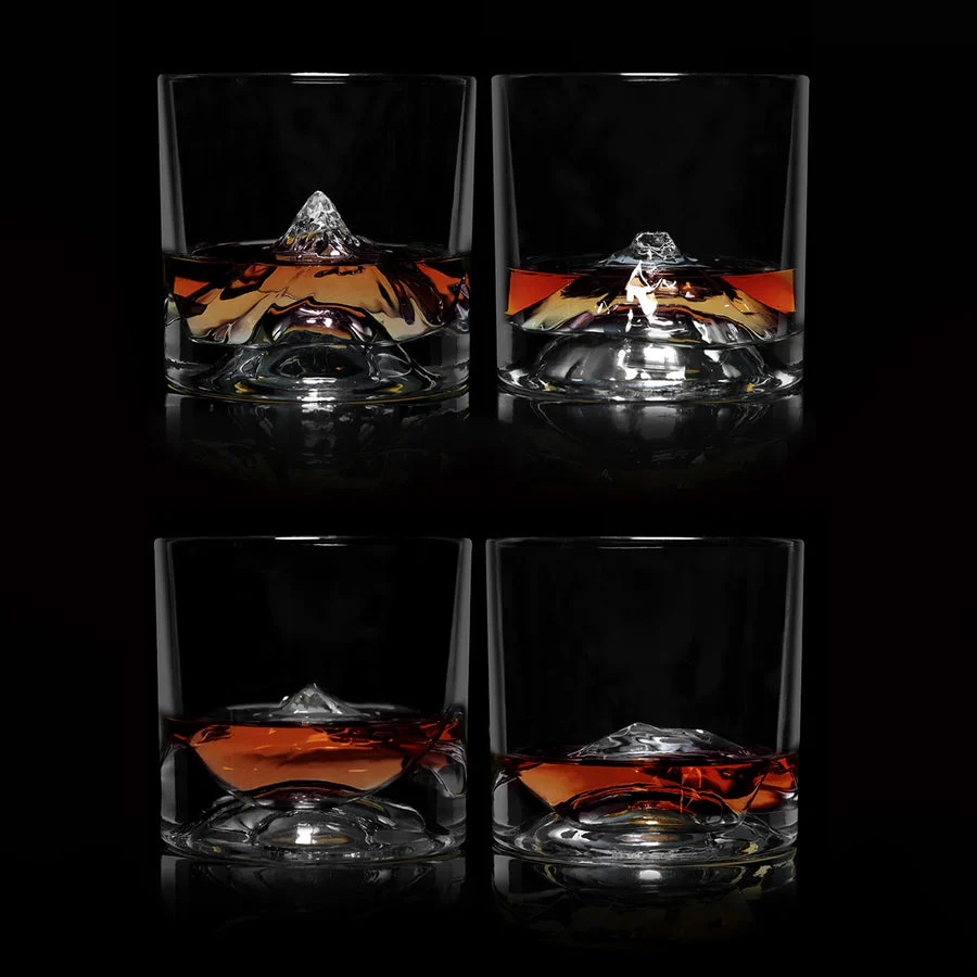 Liiton - Peaks Crystal Whiskey Glasses, Set of 4