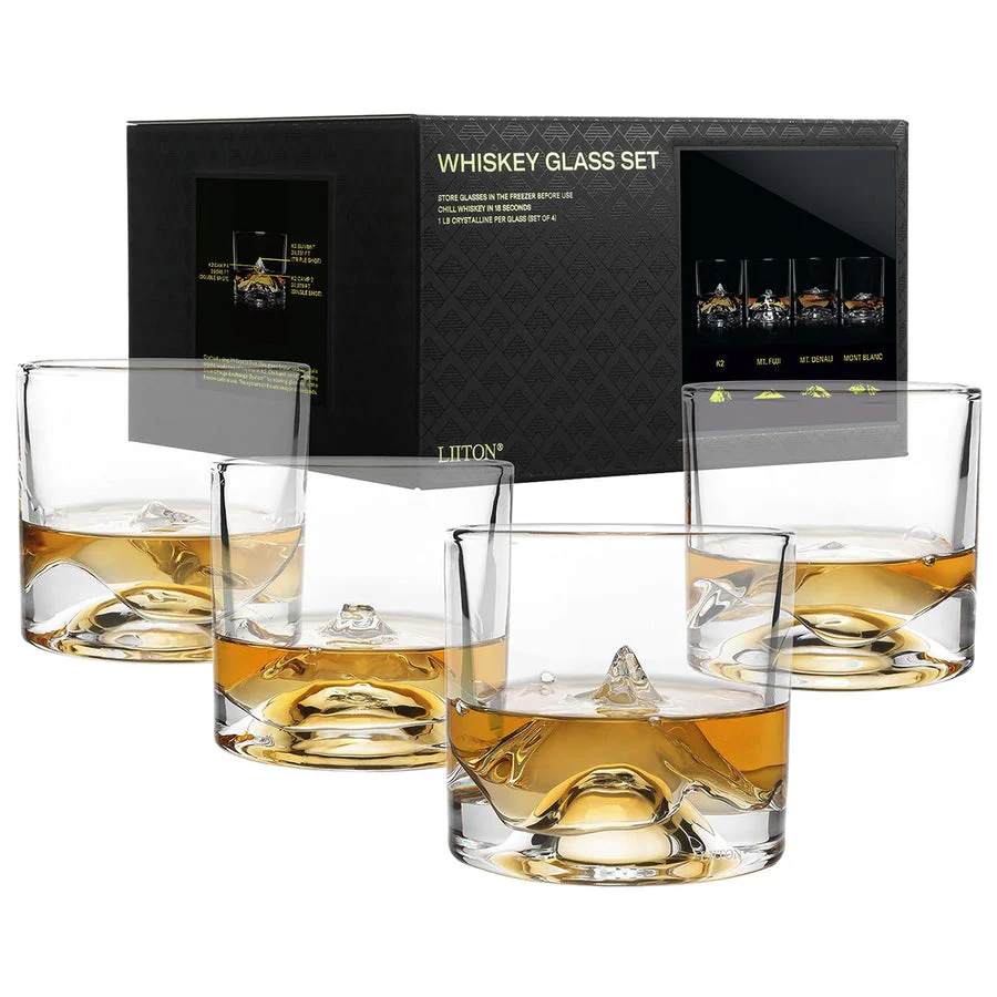 Liiton - Peaks Crystal Whiskey Glasses, Set of 4 - Image 2