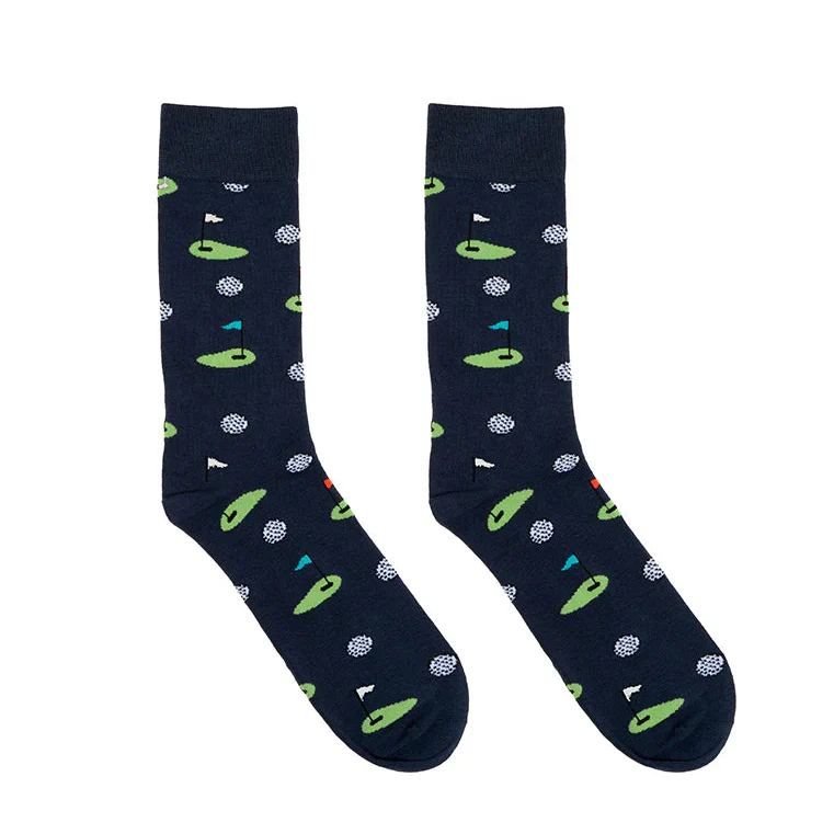 Living Royal - Men's Crew Socks, Golfing