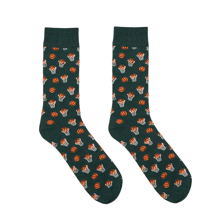Living Royal - Men's Crew Socks, Basketball