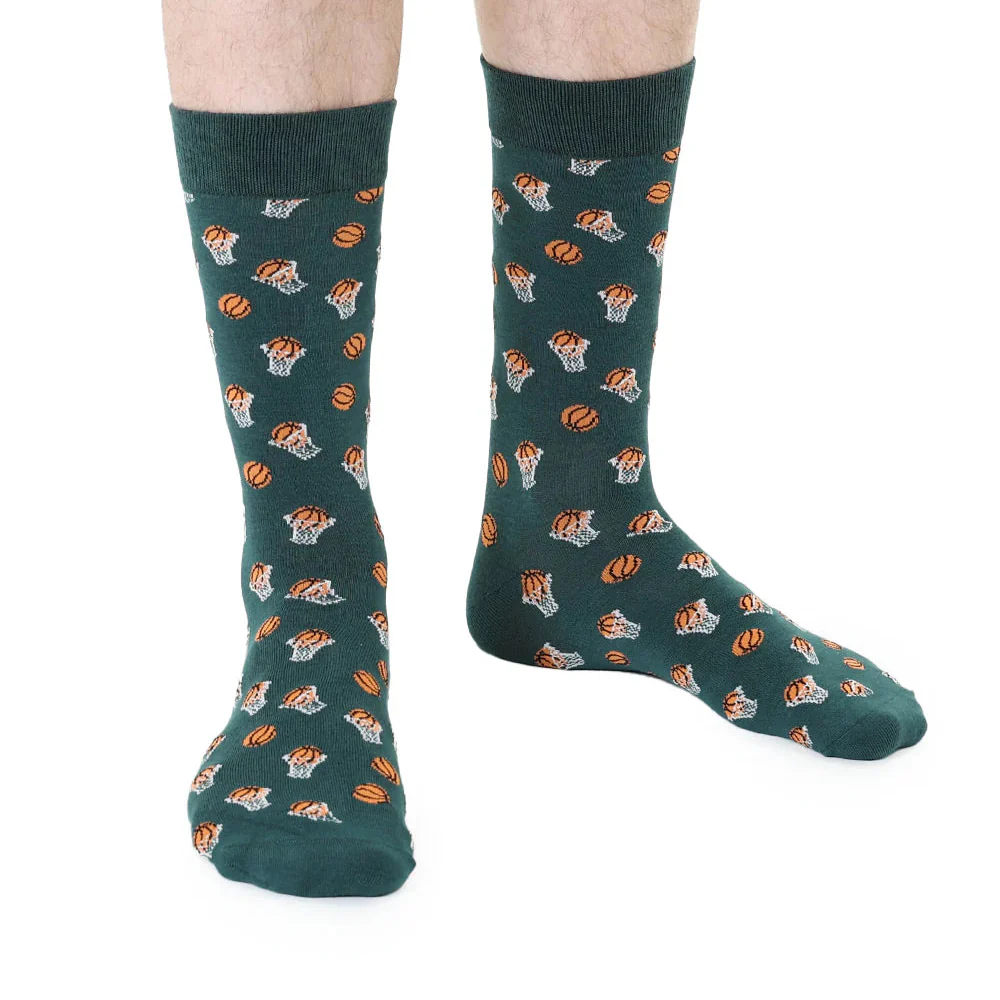 Living Royal - Men's Crew Socks, Basketball - Image 2