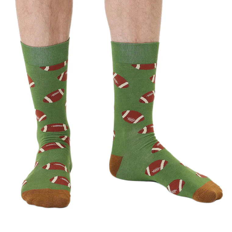 Living Royal - Men's Crew Socks, Football - Image 2