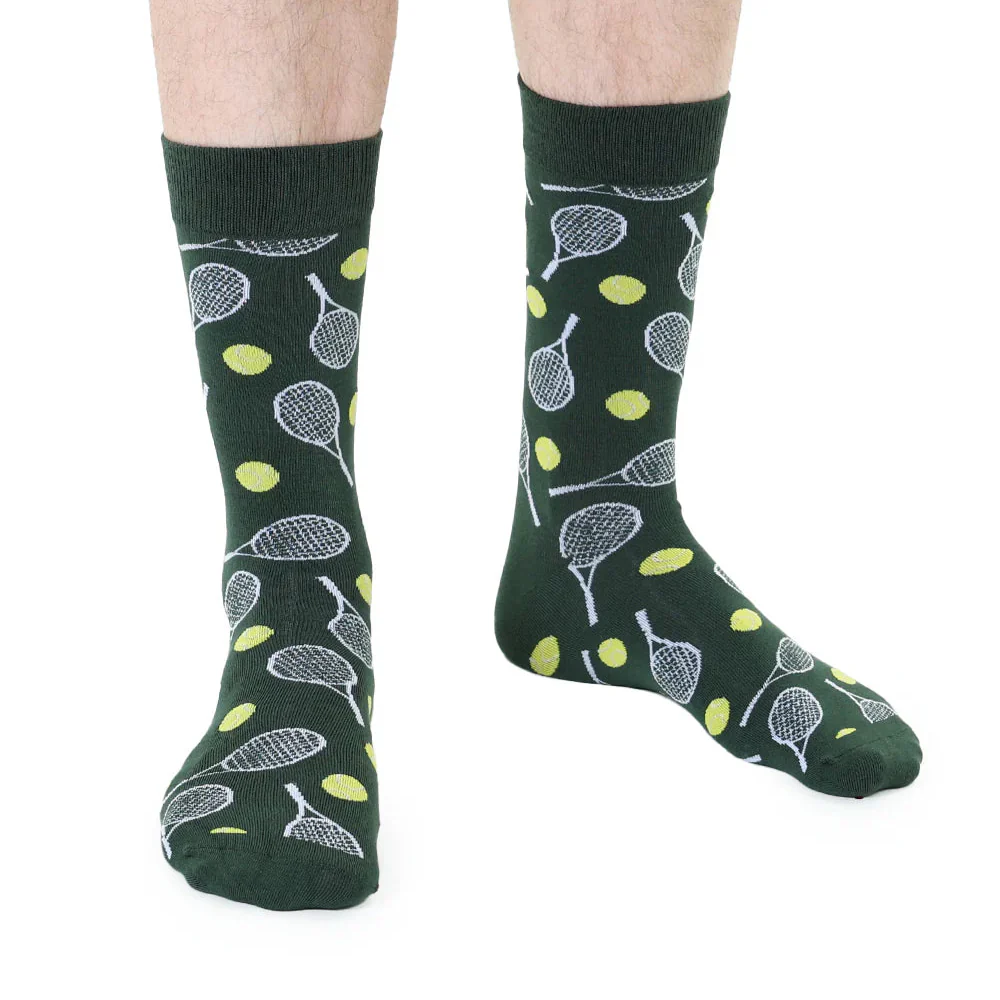 Living Royal - Men's Crew Socks, Tennis - Image 2