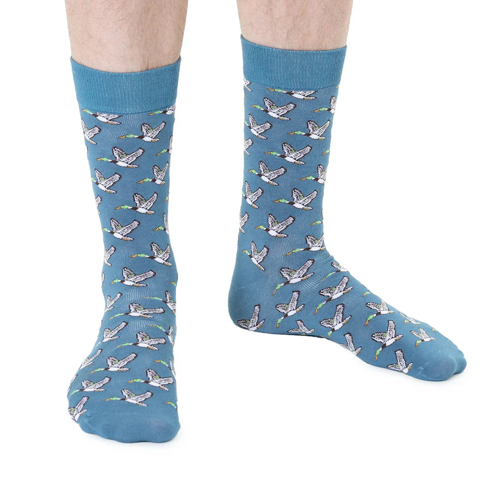 Living Royal - Men's Crew Socks, Duck - Image 2