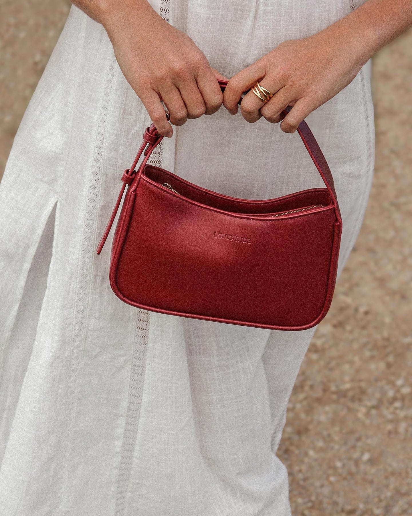 Louenhide - Ivy Shoulder Bag, Cherry - Image 4