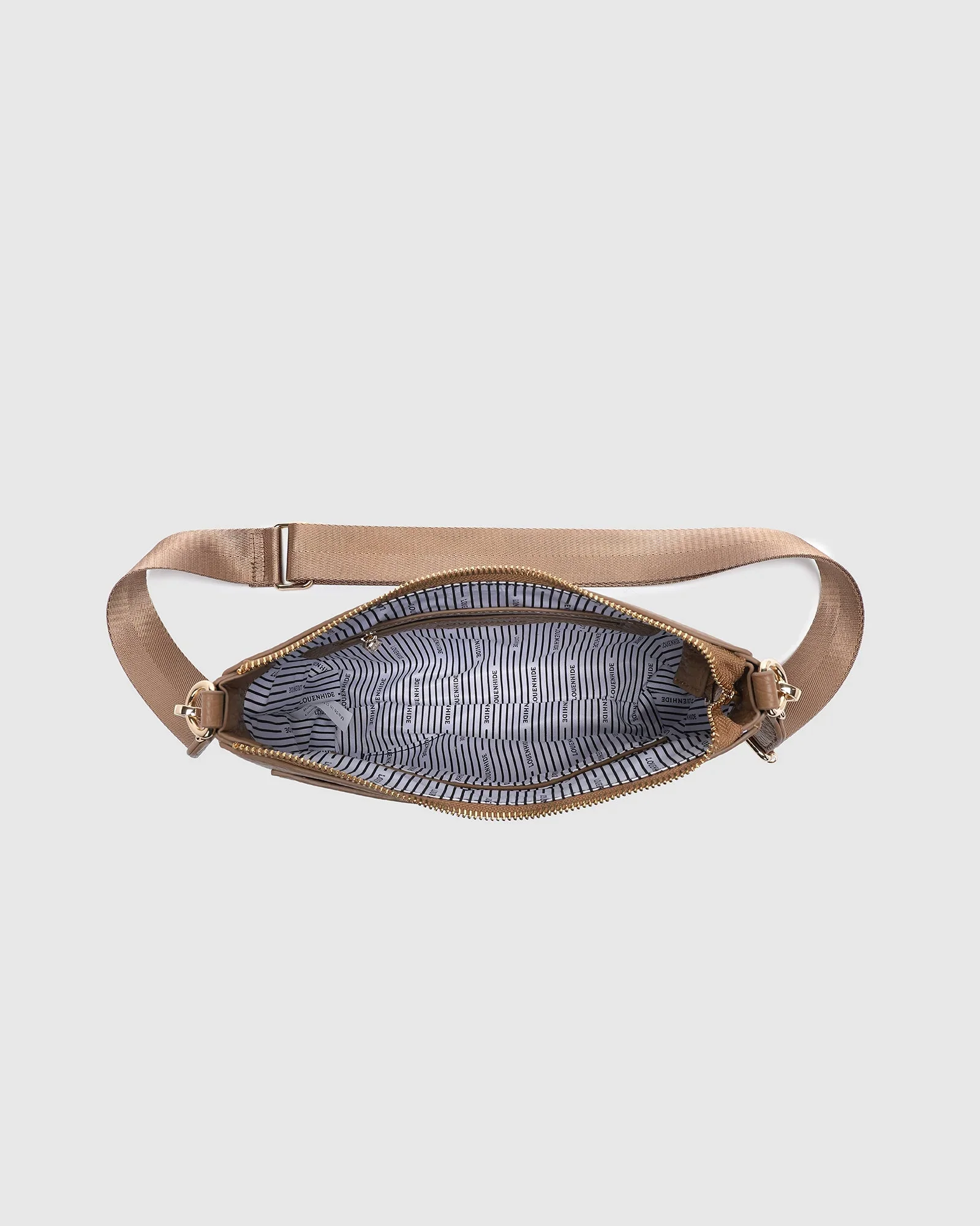 Louenhide - Linda Crossbody Bag, Caramel - Image 3