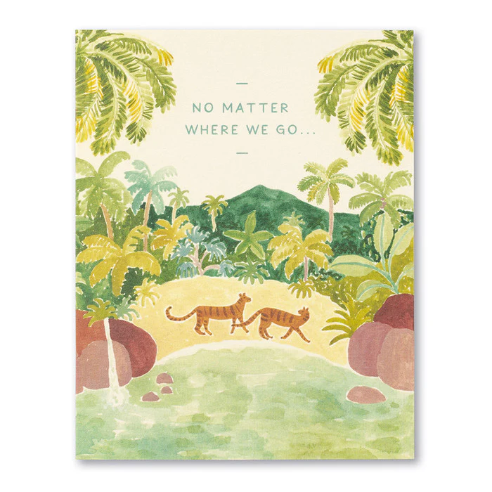 Love Muchly - No Matter Where We Go Love Card