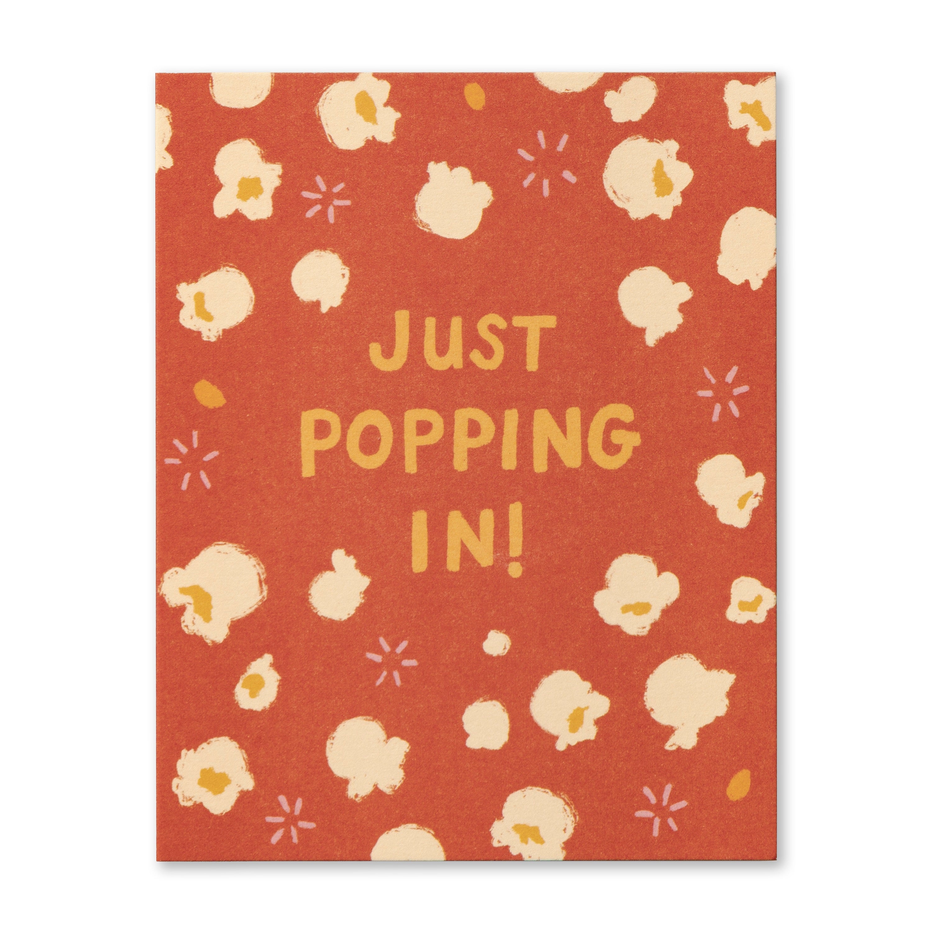 Love Muchly - Birthday Card, Just Popping In
