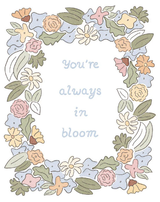Love Muchly - Birthday Card, You're Always in Bloom