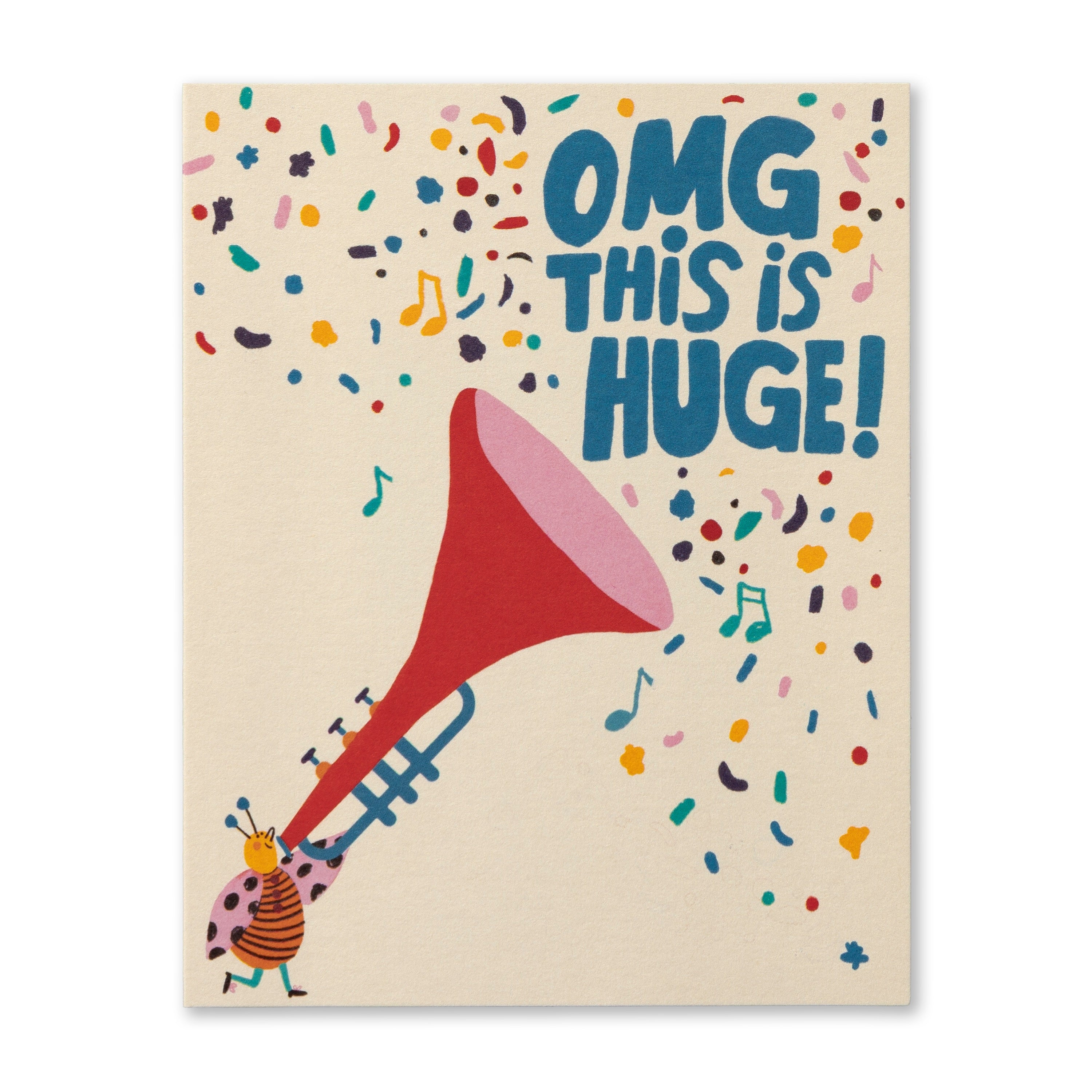 Love Muchly - Congratulations Card, OMG, This is Huge!
