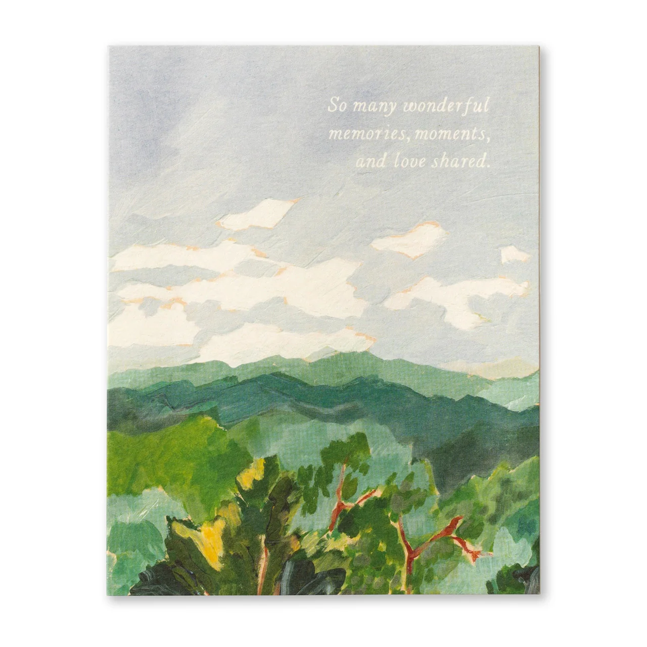 Love Muchly - Sympathy Card, So Many Wonderful Memories