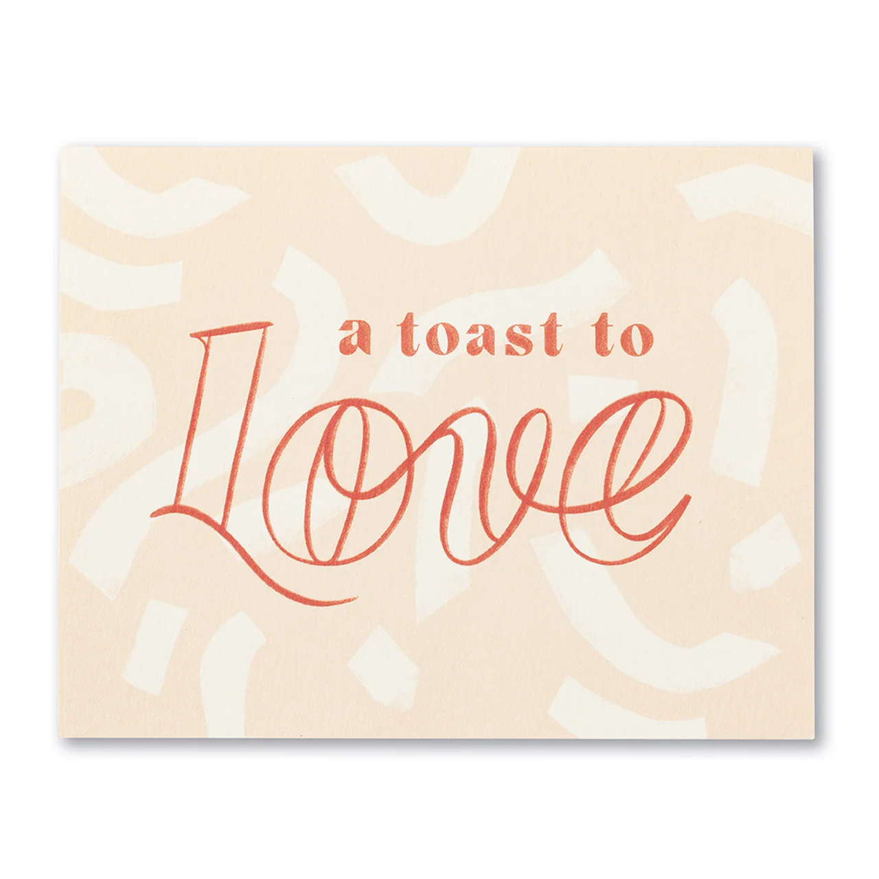 Love Muchly - Wedding Card, A Toast To Love